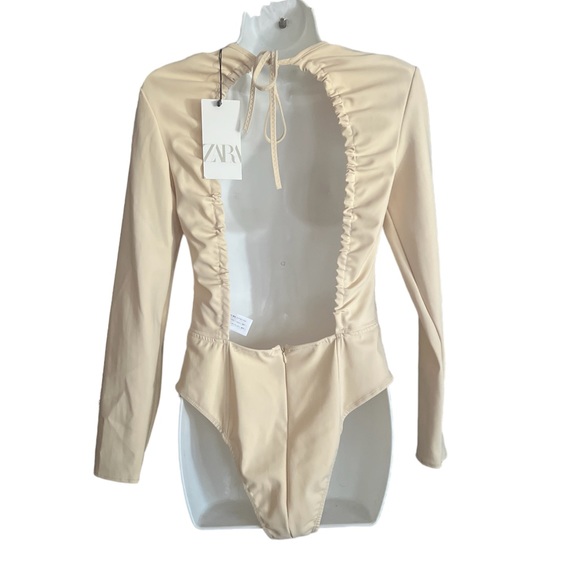 Zara Neoprene-Effect Bodysuit - Picture 4 of 11